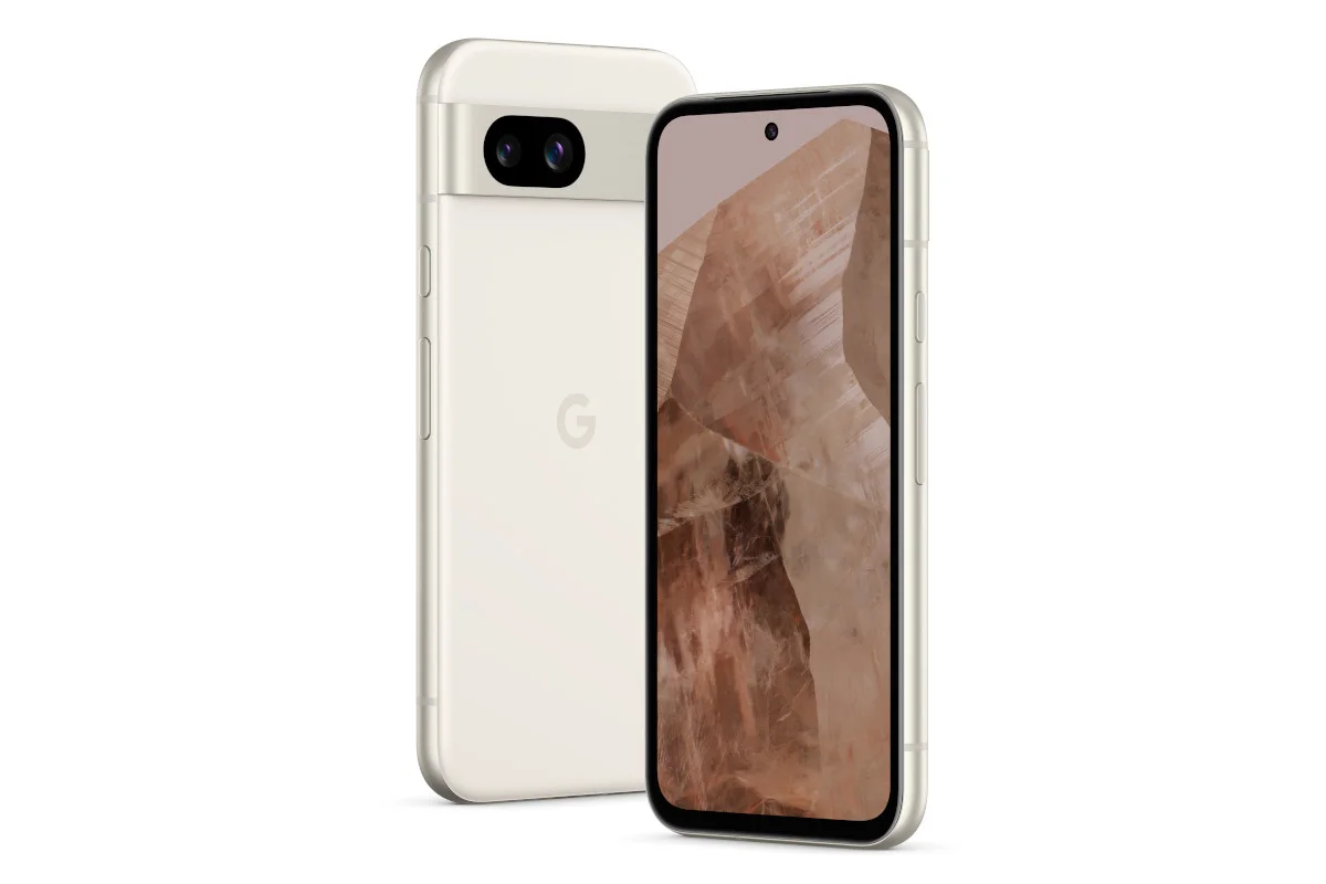 Google Pixel 8a in Porcelain